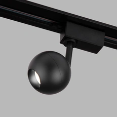 Фото товара Трековый однофазный светильник Basic System Ball черный 8W 4200K LTB76