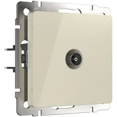 Изображение ТВ розетка проходная (слоновая кость) W1184003
