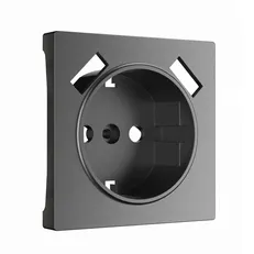 Изображение Накладка для розетки USB (графит матовый) W1179564