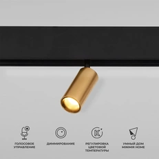 Фото товара Slim Magnetic Умный трековый поворотный светильник 5W 2700-6500K Dim Cantors латунь 85071/01