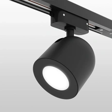 Фото товара Трековый однофазный светильник Basic System Ogma GU10 черный MRL 1005