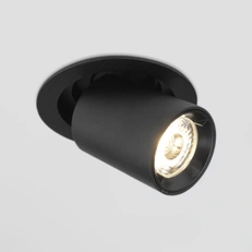 Фото товара Встраиваемый поворотный светодиодный светильник Pispa 10W 4200K черный матовый 9917 LED